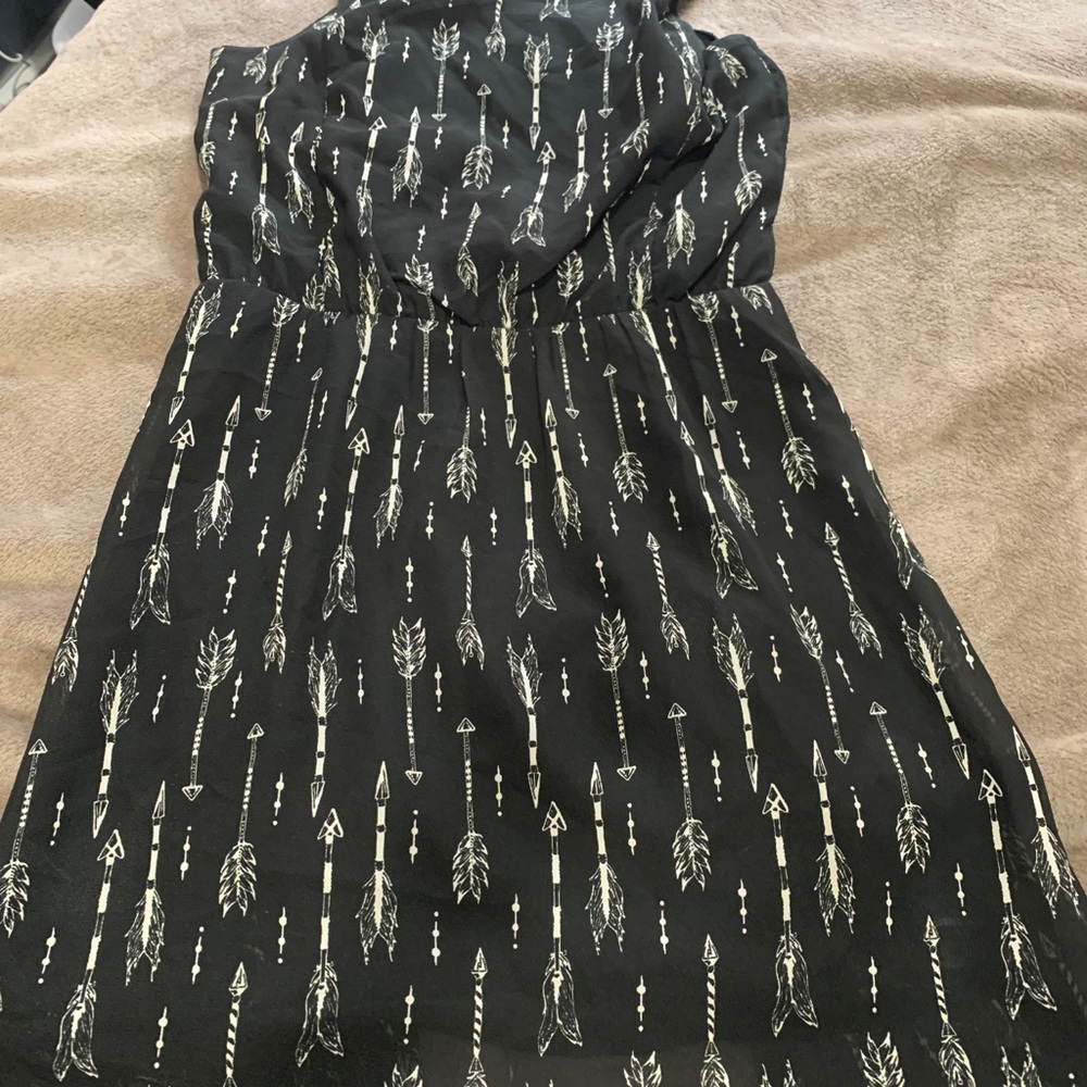 2 HM feather and arrow dresses